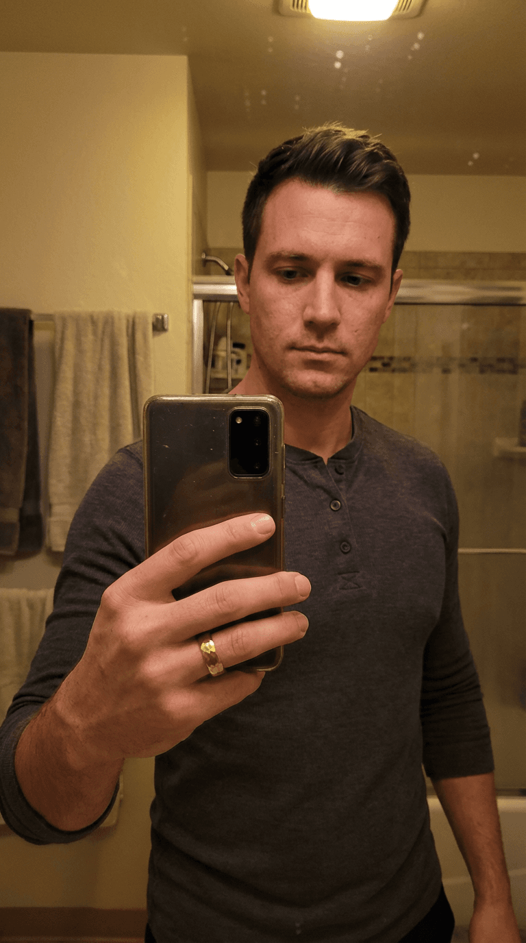 Customer wearing an Archer Wade ring — photo 4